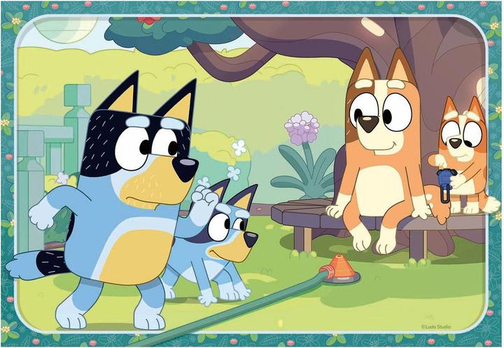 Actual product image Ravensburger Children's puzzle - 12004111 Bluey - puzzle for children aged 3 and over, with 2x12 pieces (12 pieces)