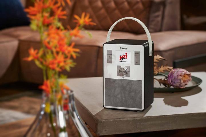 Immagine prodotto Block La radio internet di Emotionanthracite (Web radio, DAB, FM, KW, Bluetooth, WiFi)
