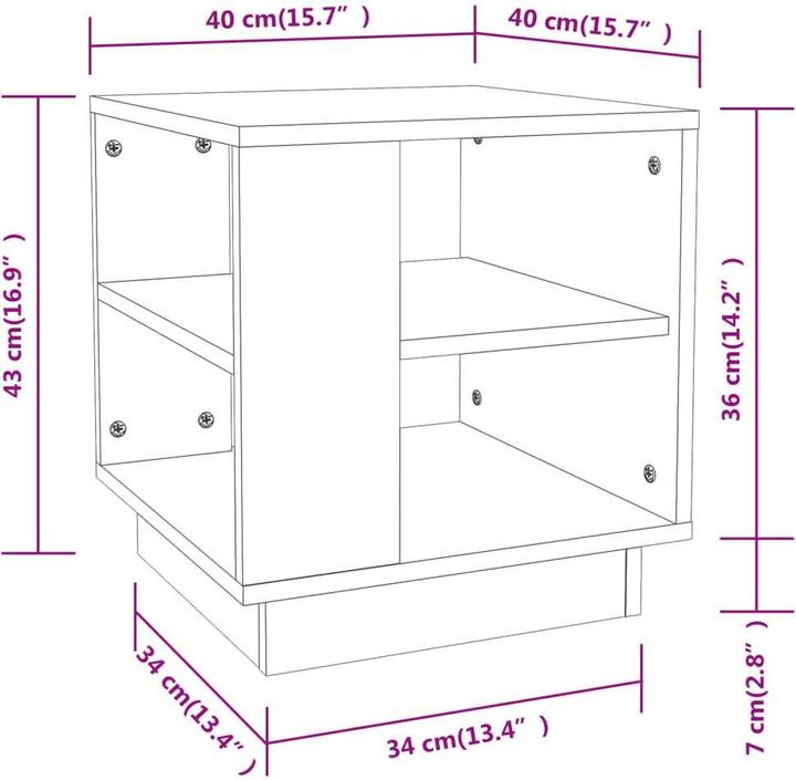 Produktbild vidaXL Couchtisch