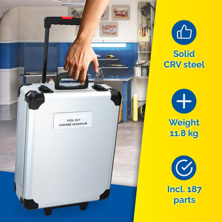 Image du produit Kinzo Jeu d'outils 187pcs ST (187 pièces)