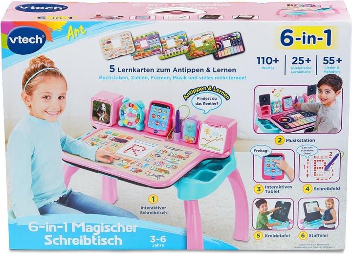Actual product image VTech 6-in-1 Magischer Schreibtisch pink (German, 3 - 6 years)