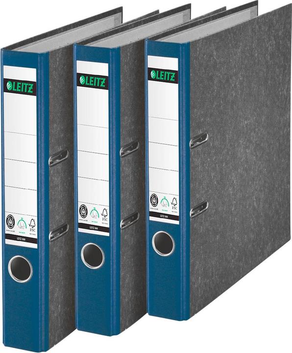 Produktbild Leitz STANDARD-ORDNER A4 52MM Mit Schlitzen, für Format A4, Pappe (RC), Rckenbreite 52mm. Pate (A4, 52 mm, 1 Stück)