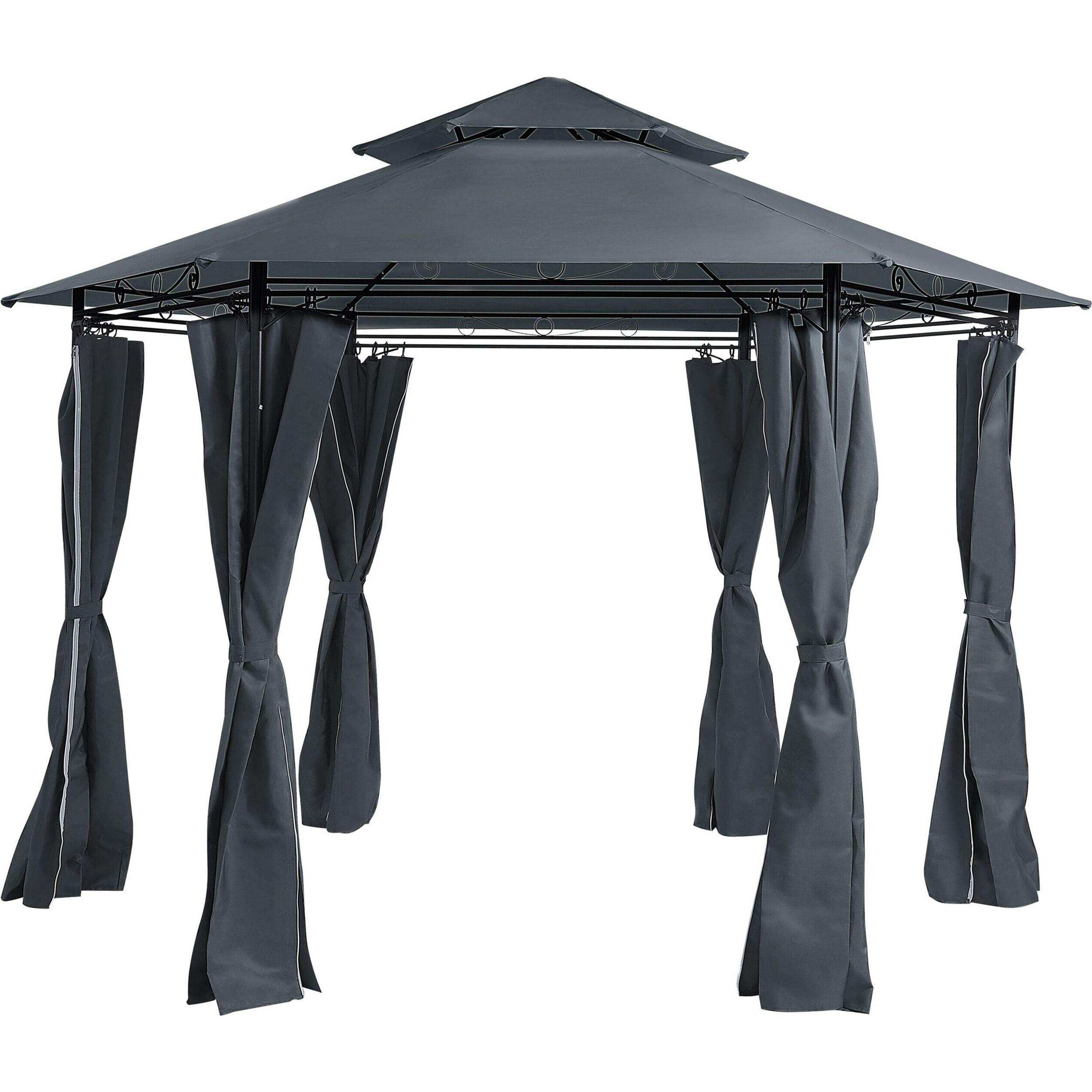 Beliani, Pavillon, Portel (350 cm, 350 cm)