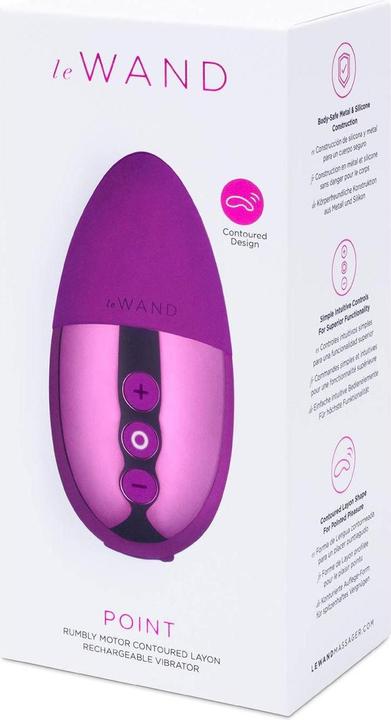 Actual product image Le Wand Point" Cherry lay-on vibrator