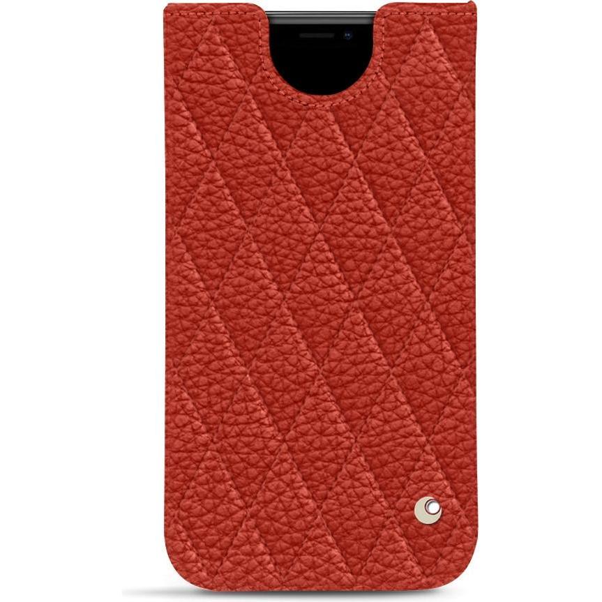 Noreve Lederschutzhülle (Apple iPhone 11 Pro Max), Smartphone Hülle, Orange