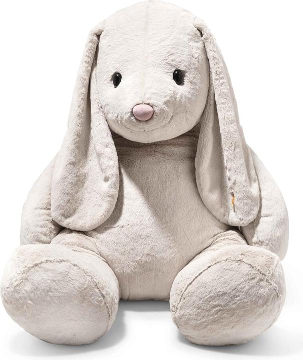 Steiff Hoppie Hase hellgrau 80cm (80 cm)
