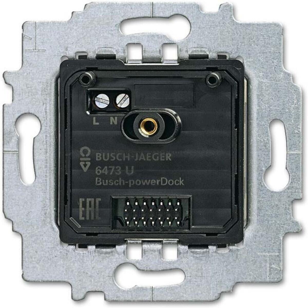 Thumbnail - Busch-Jaeger, Zubehör Schalterprogramm, Busch-powerDock Einsatz USB 6473 U - Netzteil
