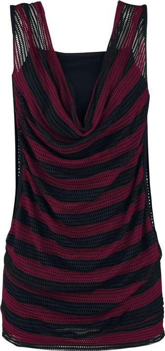 Produktbild RED by EMP 2 in 1 Double Layer Stripe Mesh Top (S)