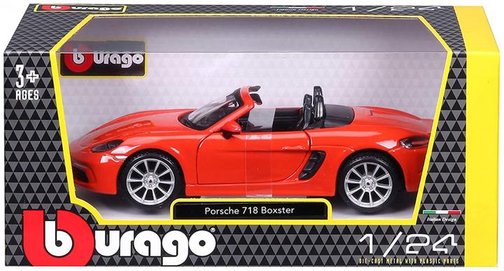 Actual product image Bburago 1:24 Model car Porsche 718 Bo