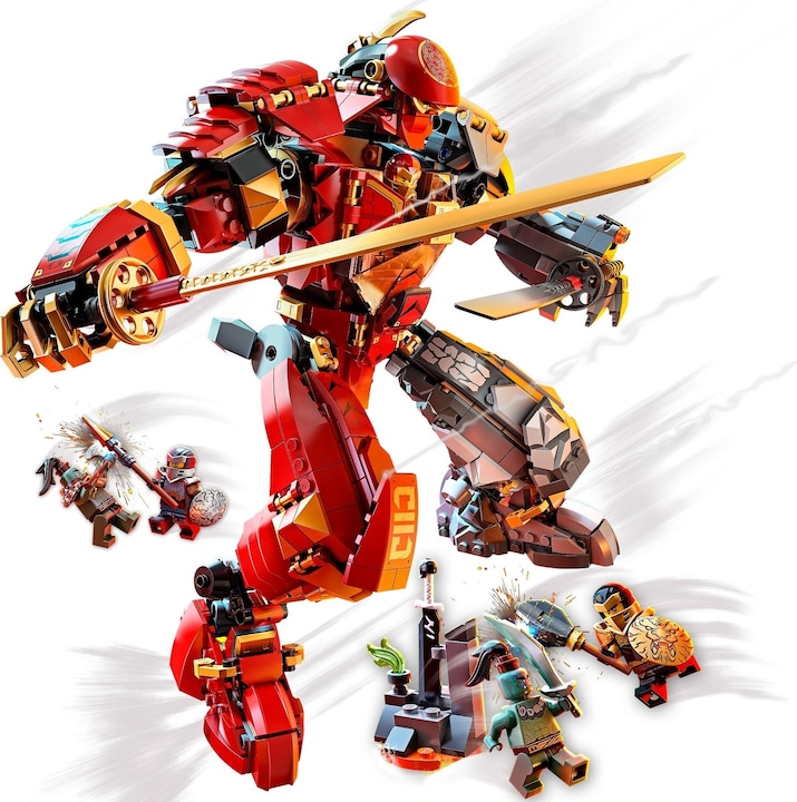 Actual product image LEGO Fire Stone Mech (71720, LEGO Ninjago)