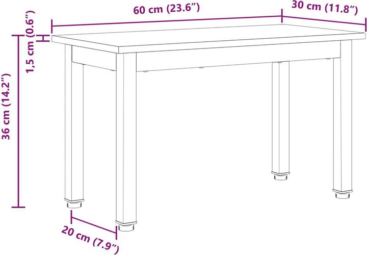 Immagine prodotto vidaXL Moderner Tisch
