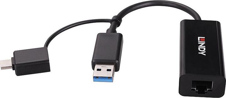 Produktbild Lindy USB 3.2 Gen 1 Gigabit (USB, RJ45 Gigabit Ethernet (1x))