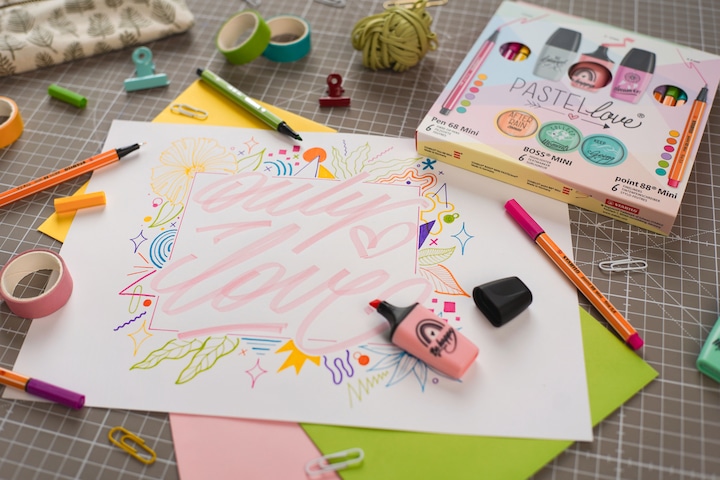 Produktbild STABILO Mini World Pastellove (Assortiert, 35 x)