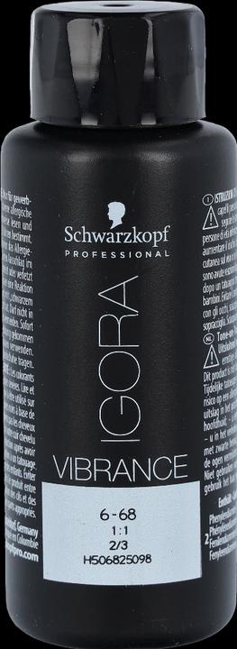 Image du produit Schwarzkopf Professional Coloration pour cheveux IGORA Vibrance NOUVEAU (6-68 Blond foncé chocolat rouge foncé)