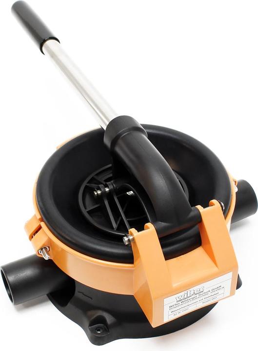 Actual product image Wiltec Handpumpe Wasserpumpe manuell Stahlhebel rostfrei Gartenpumpe Pumpe Wasser (Garden pump)