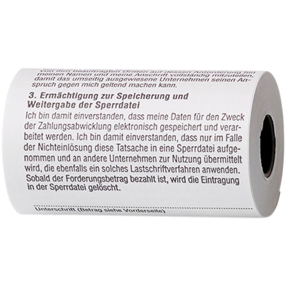 Thumbnail - Heipa, Thermopapierrolle, Thermorolle 57 x 30 x 12mm /9m weiss mit SEPA-Lastschrift VE=50 Stück