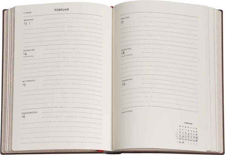 Image du produit Paperblanks Agenda hebdomadaire Fleur de Renoir (13 x 18 cm, 1 semaine / 2 pages)