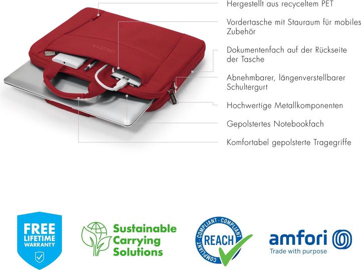 Produktbild Dicota Notebooktasche Eco Slim Case Base 14.1 (14.10", Universal)