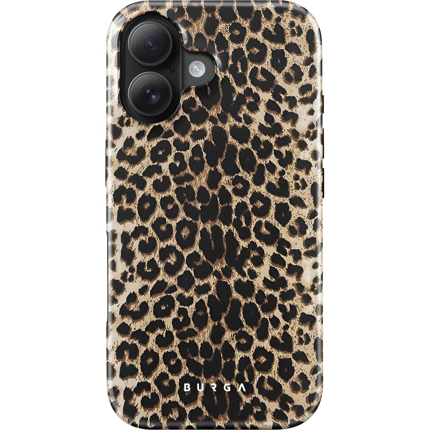 Avizar Player Leopard Case (Apple iPhone 16), Smartphone Hülle, Schwarz