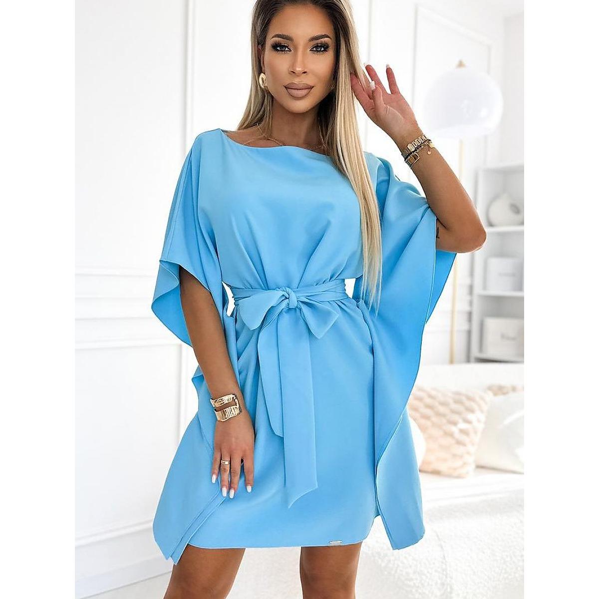 Numoco, Kleider, Alltagskleid model, Blau, (3XL)