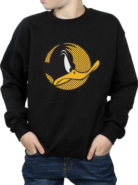 Actual product image Looney Tunes Boys Daffy Duck Dotted Profile Sweatshirt (128)