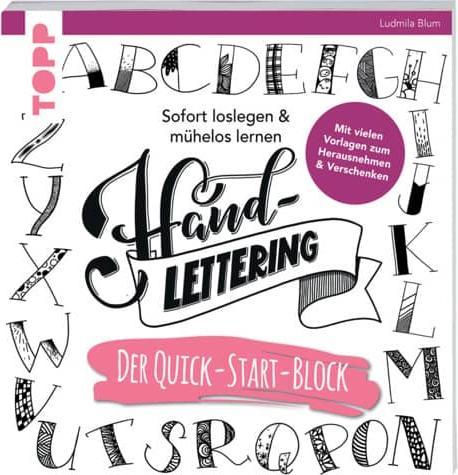 Produktbild Handlettering. Der Quick-Start-Block (Deutsch, Ludmila Blum, 2018)