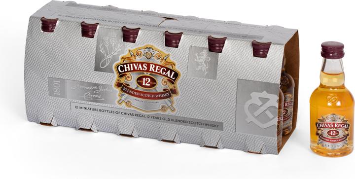 Produktbild Chivas Regal 12 Jahre Miniatur Box / (12 x 5 cl)