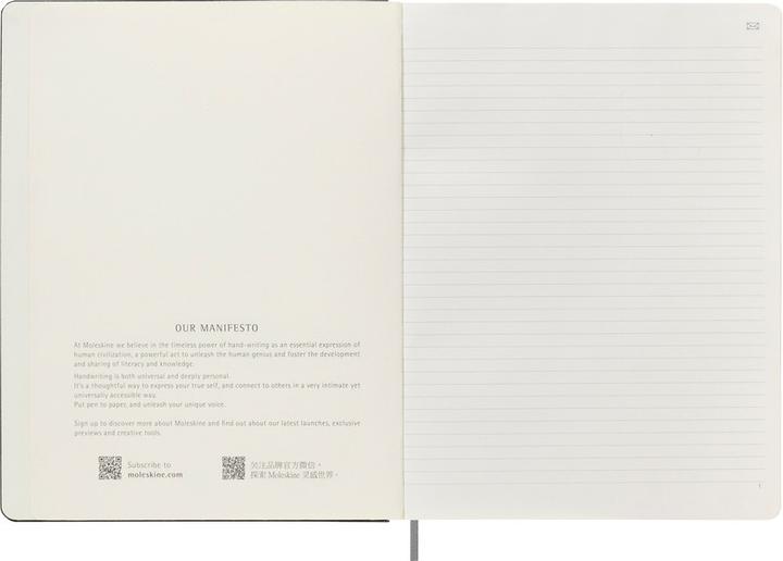 Actual product image Moleskine Smart Notebook (19 x 25 cm, Lined, Hardcover)