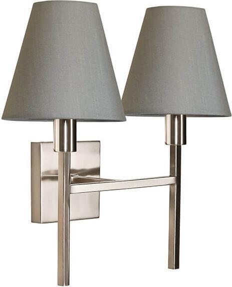 Produktbild Elstead Lighting Lucerne Wandleuchte E14 2-fach Nickel gebürstet (E14)