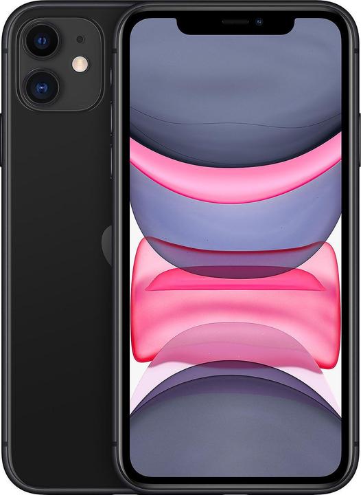 Image du produit Re!commerce iPhone 11 (256 Go, Noir, 6.10", 12 Mpx, SIM + eSIM, A / Comme neuf)