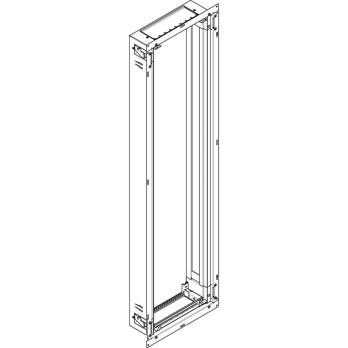ABN, Verteilerschrank, Flachverteil. UP/HW T110mm UL17X