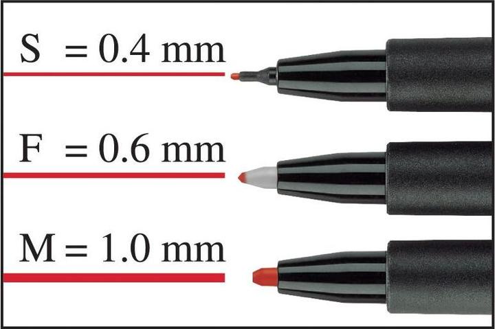 Productafbeelding Faber-Castell Overhead Pen Multimark Permanent (Rood, 0.40 mm, 1 x)