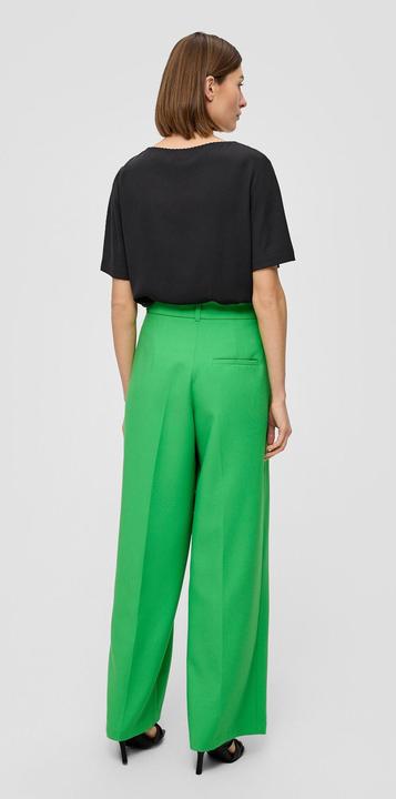 Actual product image S.Oliver Bluse Kurzarmbluse mit Rundhalsausschnitt (34)