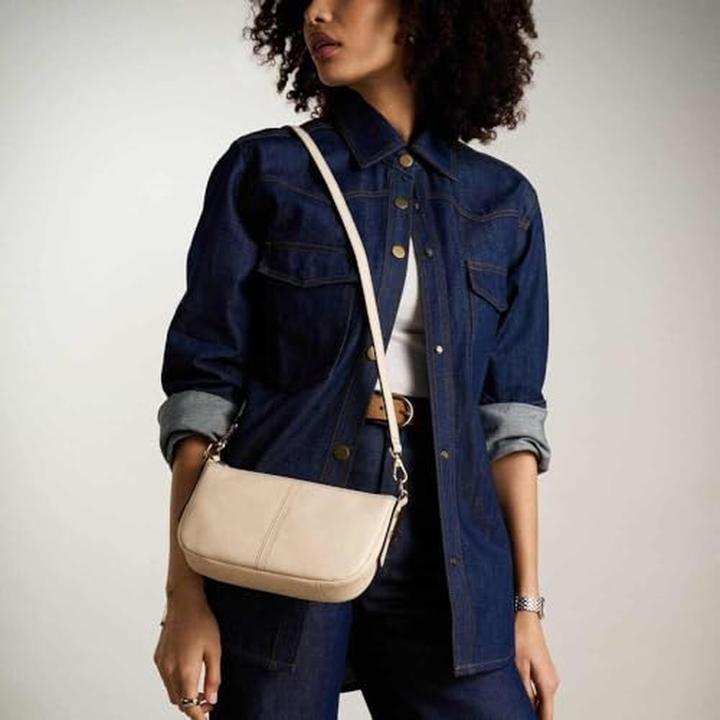 Produktbild Fossil Huntington Leder-Polyester-Portemonneeset mit verstellbarer Riemen und Innenfächern