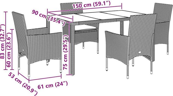Actual product image vidaXL Kendre (150 cm)