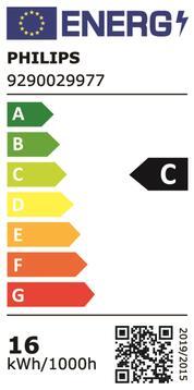 Energy Label Philips Master (G13, 15.50 W, 2500 lm, 1 x, C)