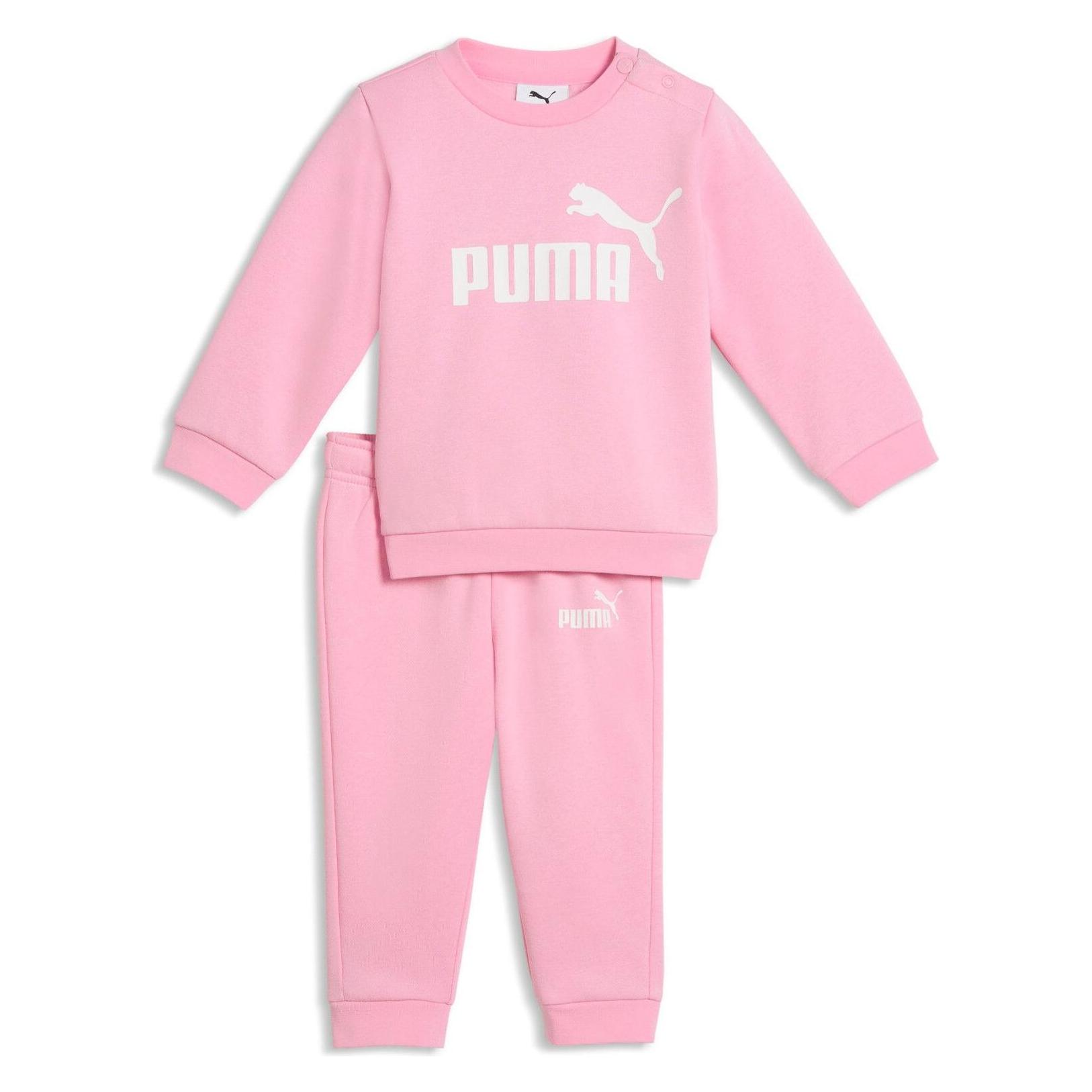 Puma, Jongens, Baby Pyjama, Minicats Ess Crew Set Fl Inf, Veelkleurig, (104)