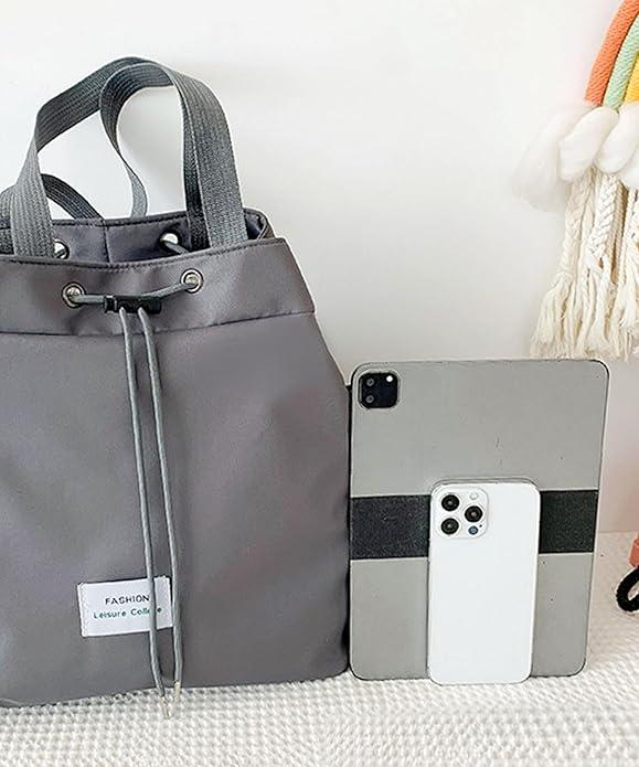 Image du produit Only-Bags.Store Casual Drawstring Sac à dos, sac à bandoulière léger, style BCBG Sac d'école portable