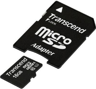 Actual product image Transcend Premium 400x (16 GB, microSDHC, U1, UHS-I)