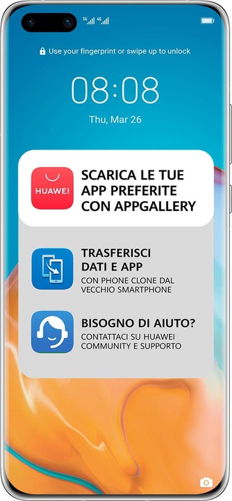 Produktbild Huawei P40 Pro (256 GB, Silver Frost, 6.58", Hybrid Dual SIM + eSIM, 50 Mpx, 5G)