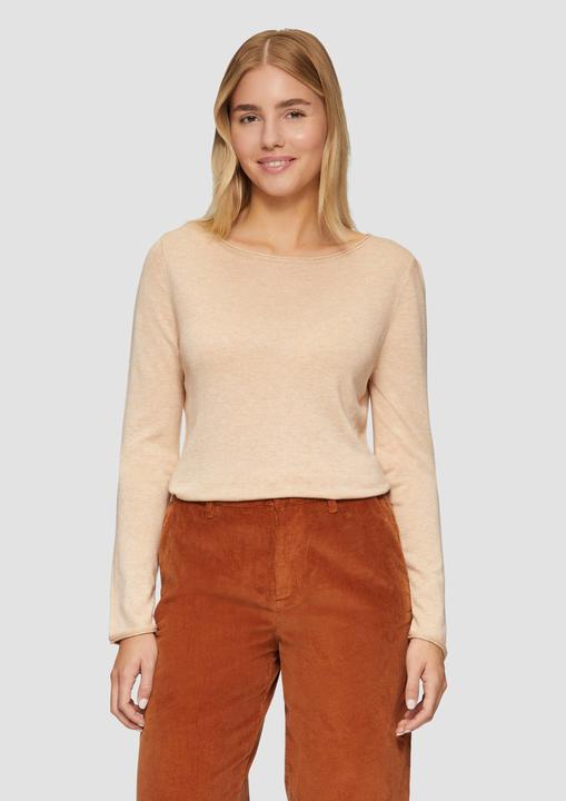 Produktbild S.Oliver Strickpullover Leichter Feinstrickpullover mit Rollkante (34)