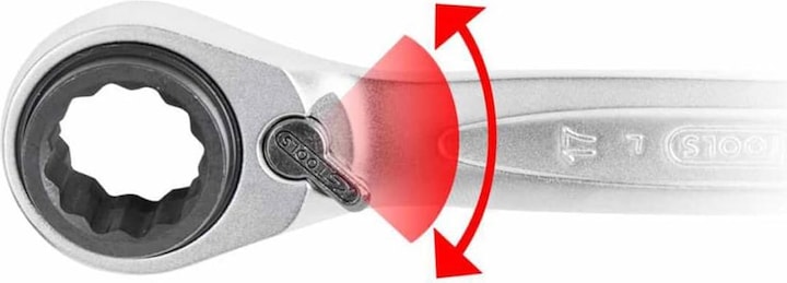Actual product image KS Tools 4 in 1 GEARplus (17 mm, 13 mm, 19 mm, 10 mm)