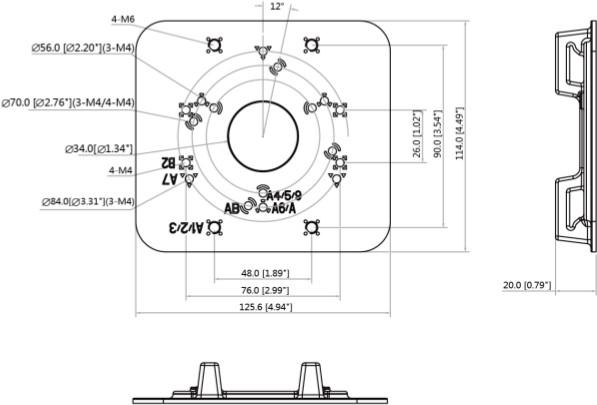 Produktbild Dahua PFA152-E (Montage-Kit)