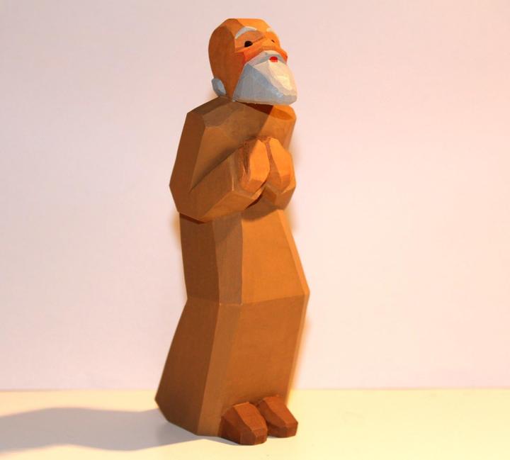 Actual product image Lotte Sievers-Hahn Cot figurine "Shepherd with goatee" 1131