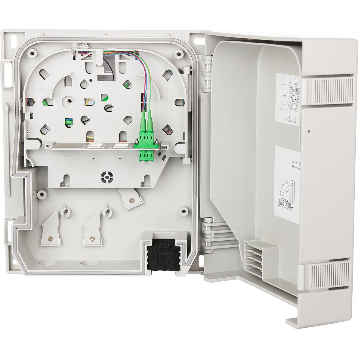 Metz Connect BTR 1503597602-E OpDAT HP 2xLC-DAPC, Server Zubehör, Grau