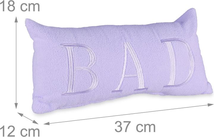Image du produit Relaxdays Coussin de nuque Baignoire (37 x 18 cm)