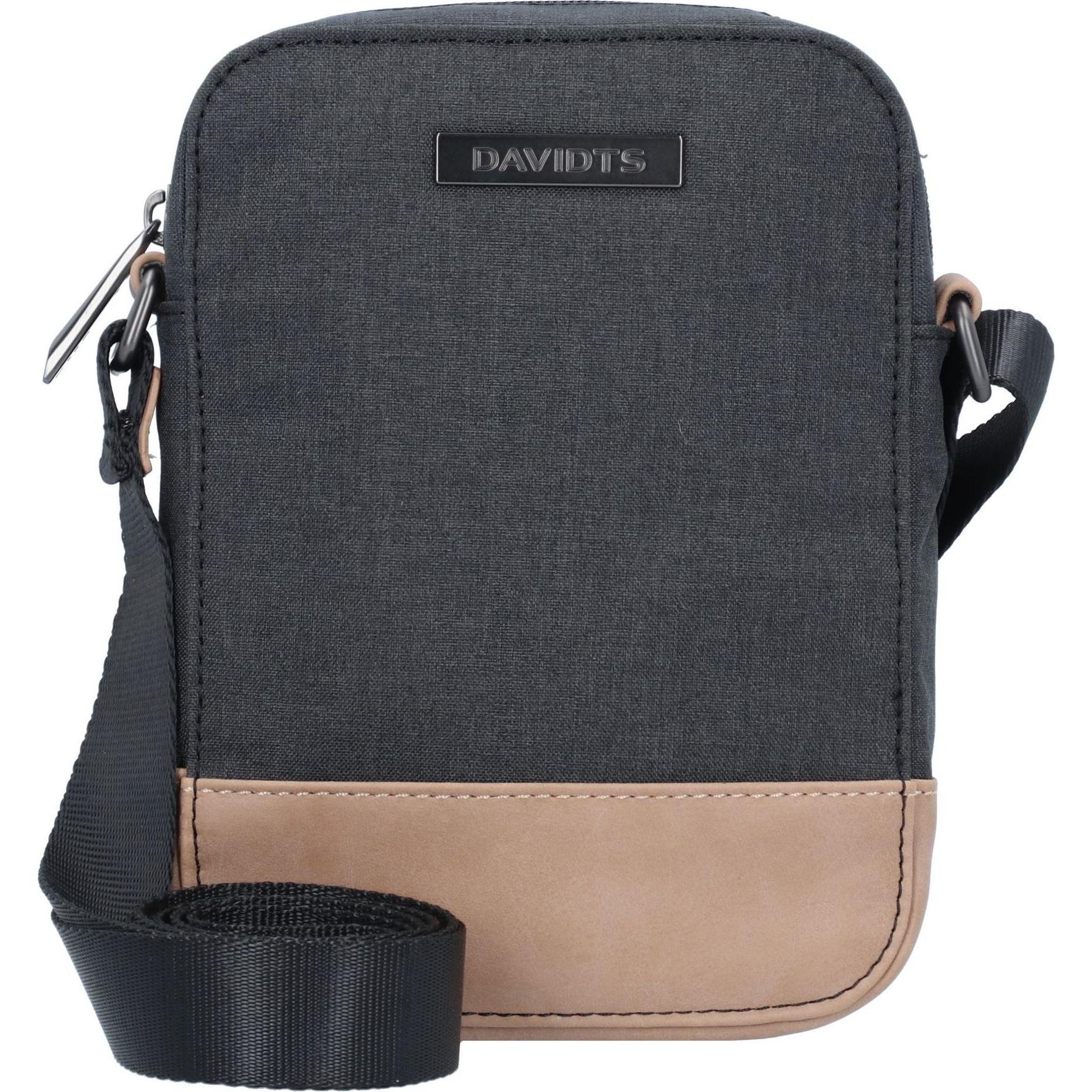 Davidts, Handtasche, 258 Mini Bag Umhängetasche 15 cm, Schwarz