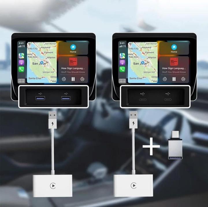 Produktbild PowerGuard Wireless Carplay Dongle (USB Typ C, USB-A)