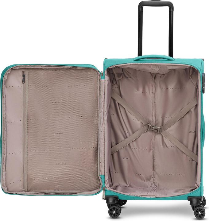 Actual product image Stratic taska 4-wheel suitcase set, 3 pieces, with stretch fold (233 l)