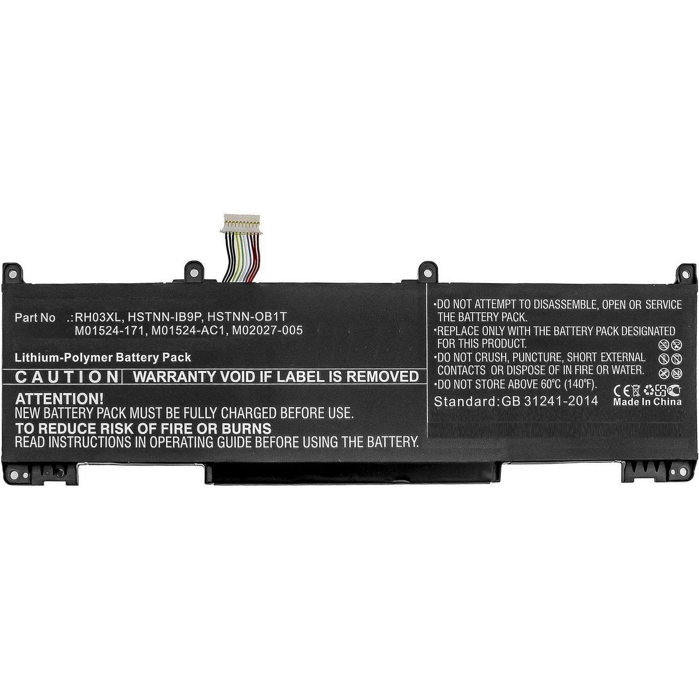 Thumbnail - CoreParts Laptop Battery for HP (1 Zellen, 3850 mAh), Notebook Akku, Schwarz